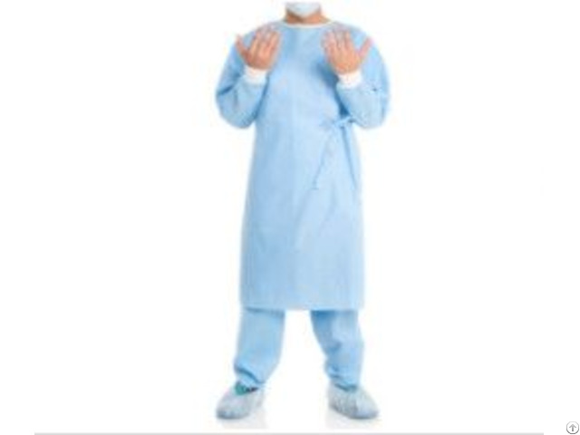 Poly Reinforced Surgical Gowns With Set In Sleeves