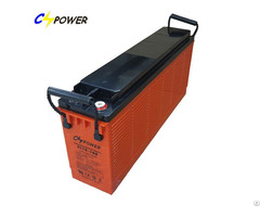 Slim Battery Front Terminal Gel 12v100ah For Solar Power