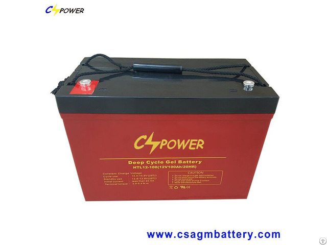 Pure Gel Battery 12v100ah For 48v Solar Power System Htl12 100ah
