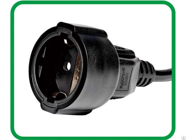Vde 2 Poles With Earthing Contact Female Connector Ip44 Xr 325