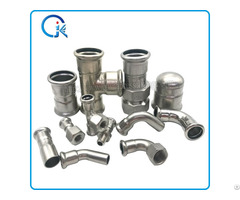 Press Fittings High Quality With Dvgw Stainless Steel