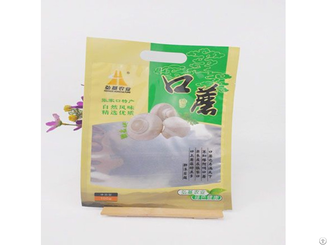 Eco Friendly Food Grade Die Cut Handle Plastic Bags