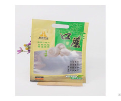 Eco Friendly Food Grade Die Cut Handle Plastic Bags