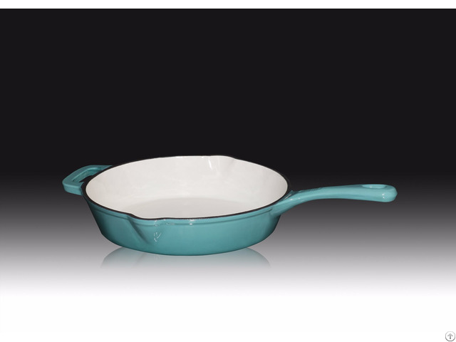 26cm Frying Pan Cast Iron Enameled