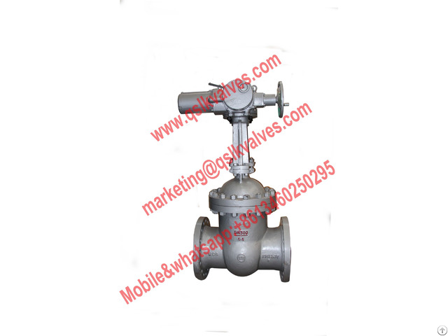 High Pressure Electric Wcb Gate Valve