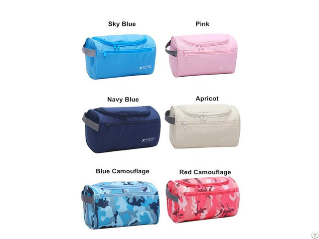 China Supplier Nylon Multifunctional Wholesale Travel Hanging Toiletry Cosmetic Bag