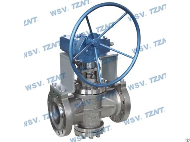 Double Gland Zirconium Plug Valve