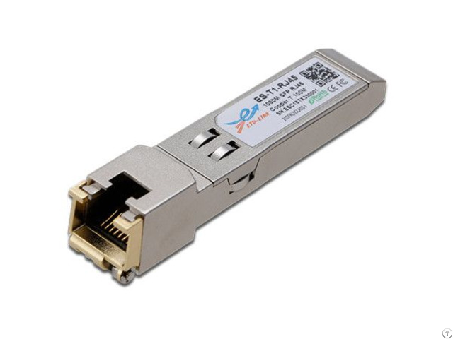 1000base T Copper Sfp Transceiver