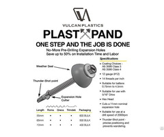 Vulcan Plastxpand Crest Fixing Fasteners