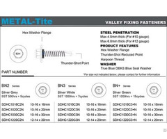 Valley Fixing Fasteners