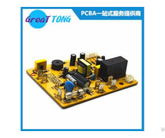 Electrical Motor Pcb Assembly And Manufacturing Yellow Solder Mask