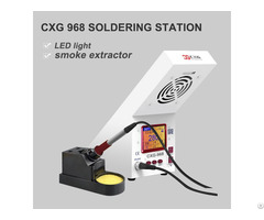 Cxg 3 In 1 Adjustable Temperature Repair Soldering Station With Smoke Absorber And Led Light