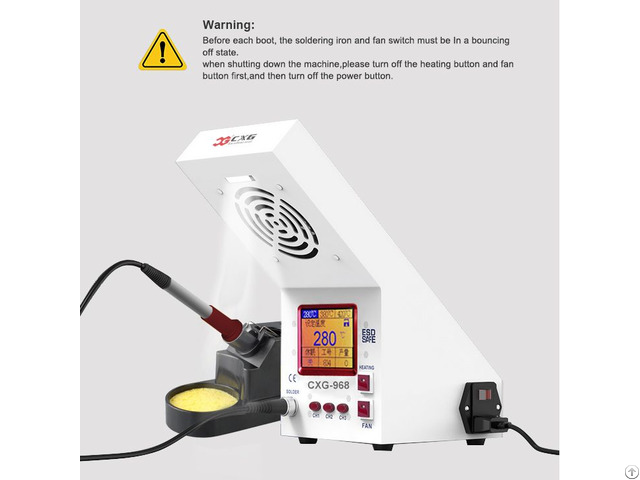 Cxg 968 Digital Thermostat Soldering Station With Smoke Instrument Manufactory Wholesale Price