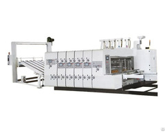 Lead Edge Feeding Flexo Printer With Die Cutter