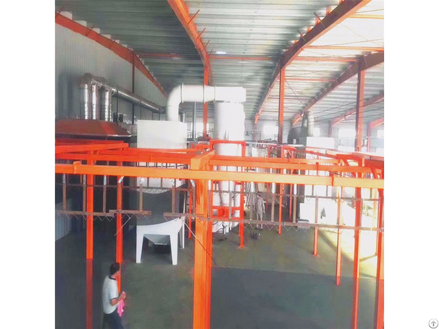 Pp Pvc Quick Color Change Dry Painting Powder Coating Room