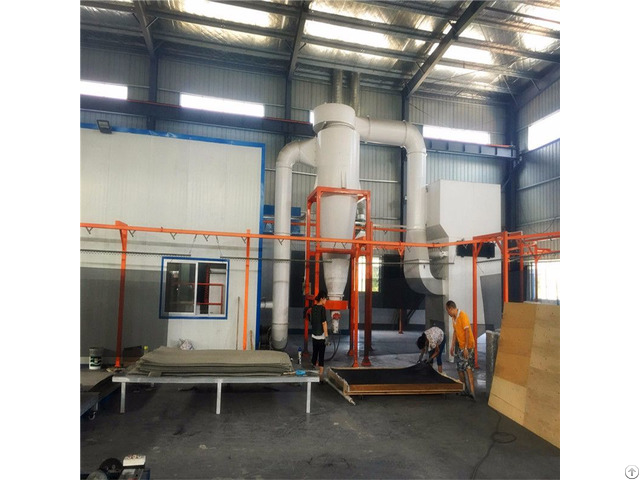 Automatic Quick Color Change Equipment Plastic Powder Coating Spray Booth