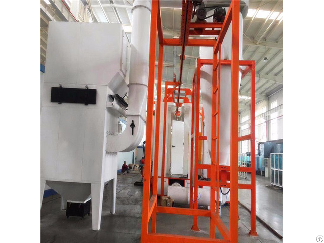 Automatic Paint Spray Booth For Heavy Painting Powder Coating Line