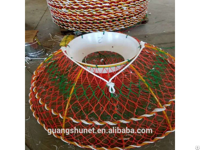 Green Foldable Crab Pot Trap Lobster Net