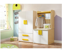 Healthy Mdf Chipboard Wood Kids Room Wardrobe