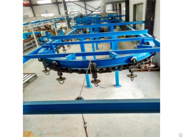 Professional Powder Coating Equipment With Overhead Conveyor Chain Systems