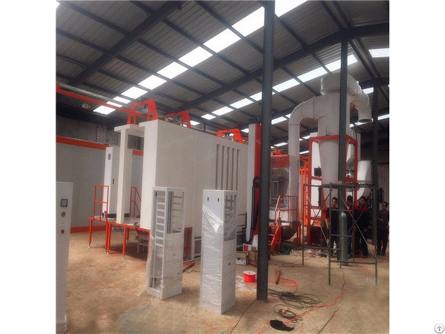 Coating Lines Powder Recovery Spray Booth Manufacturers