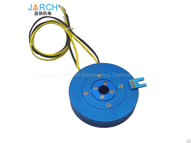 Through Hole 10a Electric Swivel Slip Ring Rotary Joint Electrical Connector