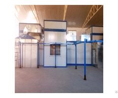 High Quality Manual Powder Paint Spray Room For Steel And Wood Furniture