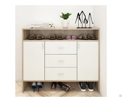 High Quality Wooden Elegant Shoe Cabinet With Doors