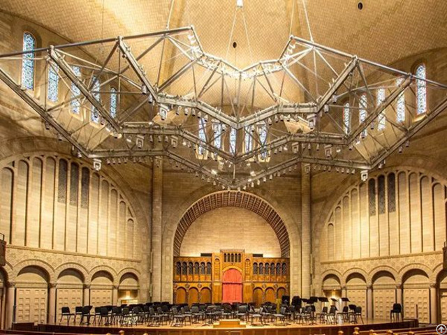 Space Frame Light Steel Structure Roof For Concert