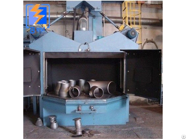 Large Parts Rotary Turn Table Shot Blasting Machine