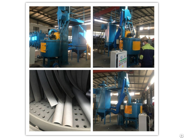 Trolley Turn Table Shot Blasting Machine