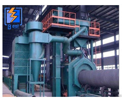 Steel Tube Shot Blasting Machine Metal Surface De Rusting Equipment