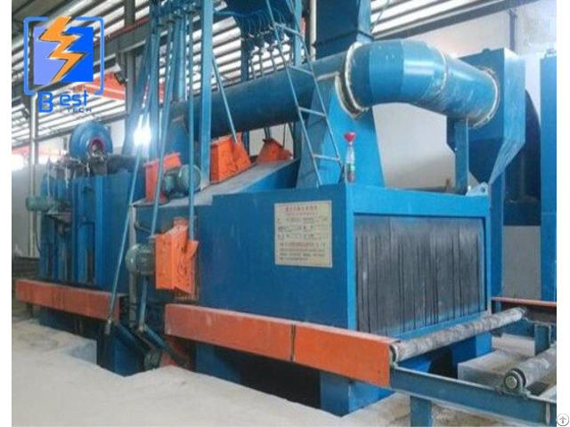 Qh 69 H Beam Steel Structure Type Abrasive Shot Blast Machine