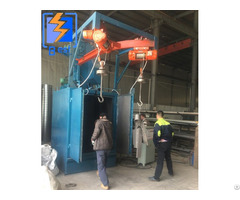 Q37 Series Double Hook Secondary Separation Type Shot Blasting Machine