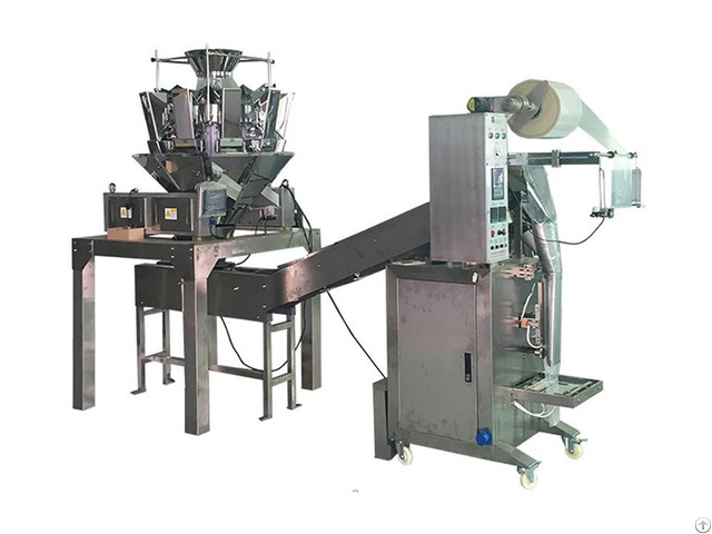 Vfm200gl With Multiheads Weigher Economic Granule Packaging Machine