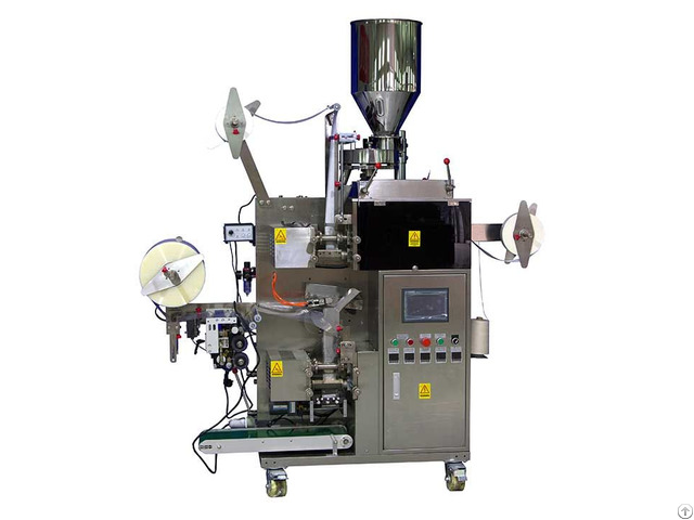 Tea Bag Packaging Machinery With Tag And String