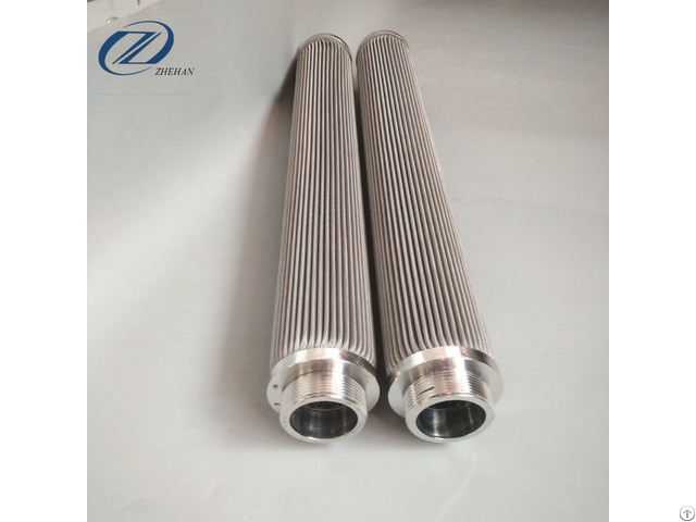 Stainless Steel Folding Filter Element Hydraulic Oil With Filtration Precision1 300um