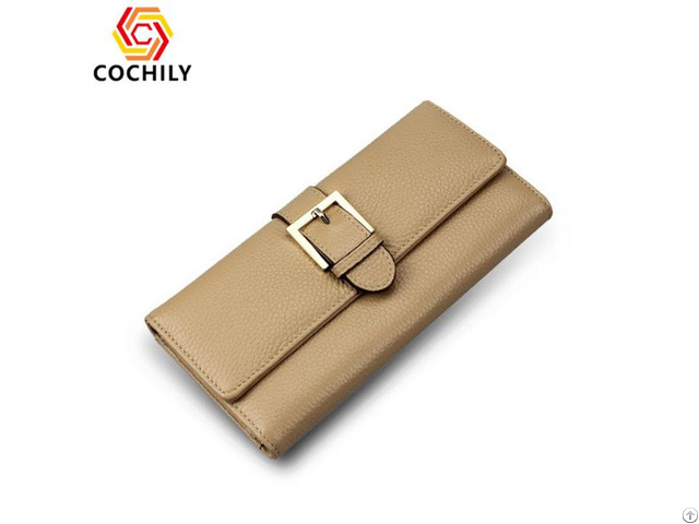 Portable Reusable Waterproof Genuine Leather Wallet Oem