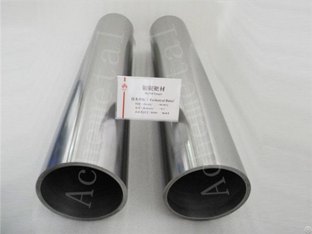 High Density No Crack Bright Surfaces Molybdenum Target Good Purity