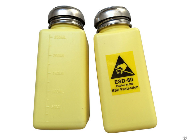 Anti Static Alcohol Plastic Esd Safe Solvent Dispenser Bottle