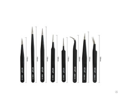 Professinal Manufacturer Hrc 40 Vetus Stainless Steel Silver Gold Black Colorful Eyebrow Tweezers