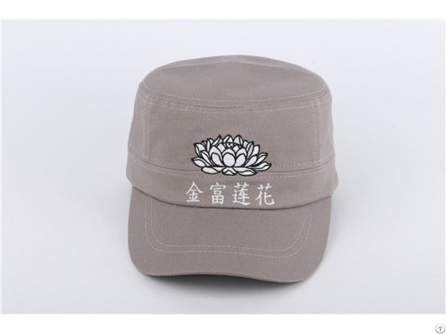 Custom High Quality 100 Percent Cotton Military Cap Army Caps