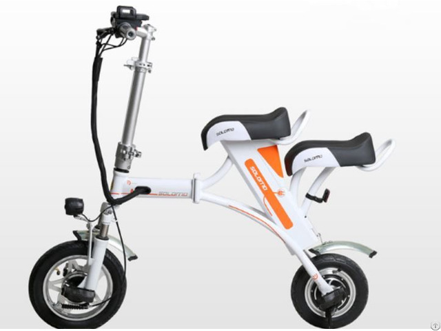 Electric Bike Smart Two Seat 12 Inch Foldable