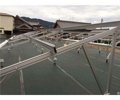 Solar Ground Mounting Systems Anodized Aluminum Structure