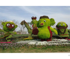 Artificial Grass Sculpture For Decoration