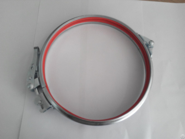 Adjustable Quick Release Pipe Clamps For Ventilation Systems And Dedusting System