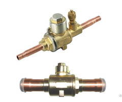 High Quality Pressure Gbc Type Brass Ball Shut Off Refrigeration Valve Manufacture