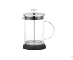 Bx702 Zhejiang High Quality Borosolicate Glass French Press Tea Maker Coffee Plunger