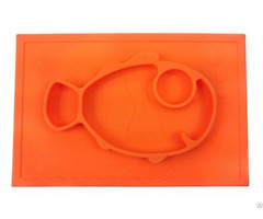 Anti Slip Food Grade Fda Silicone Suction Placemat Wm378 Kd010