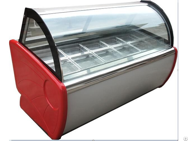 Luxuriousiced Ice Cream Display Cabinet Cryogenic Popsicle Reveal Ark